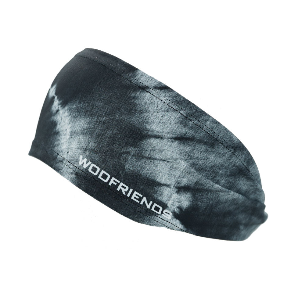Tie-Dye Black Headband