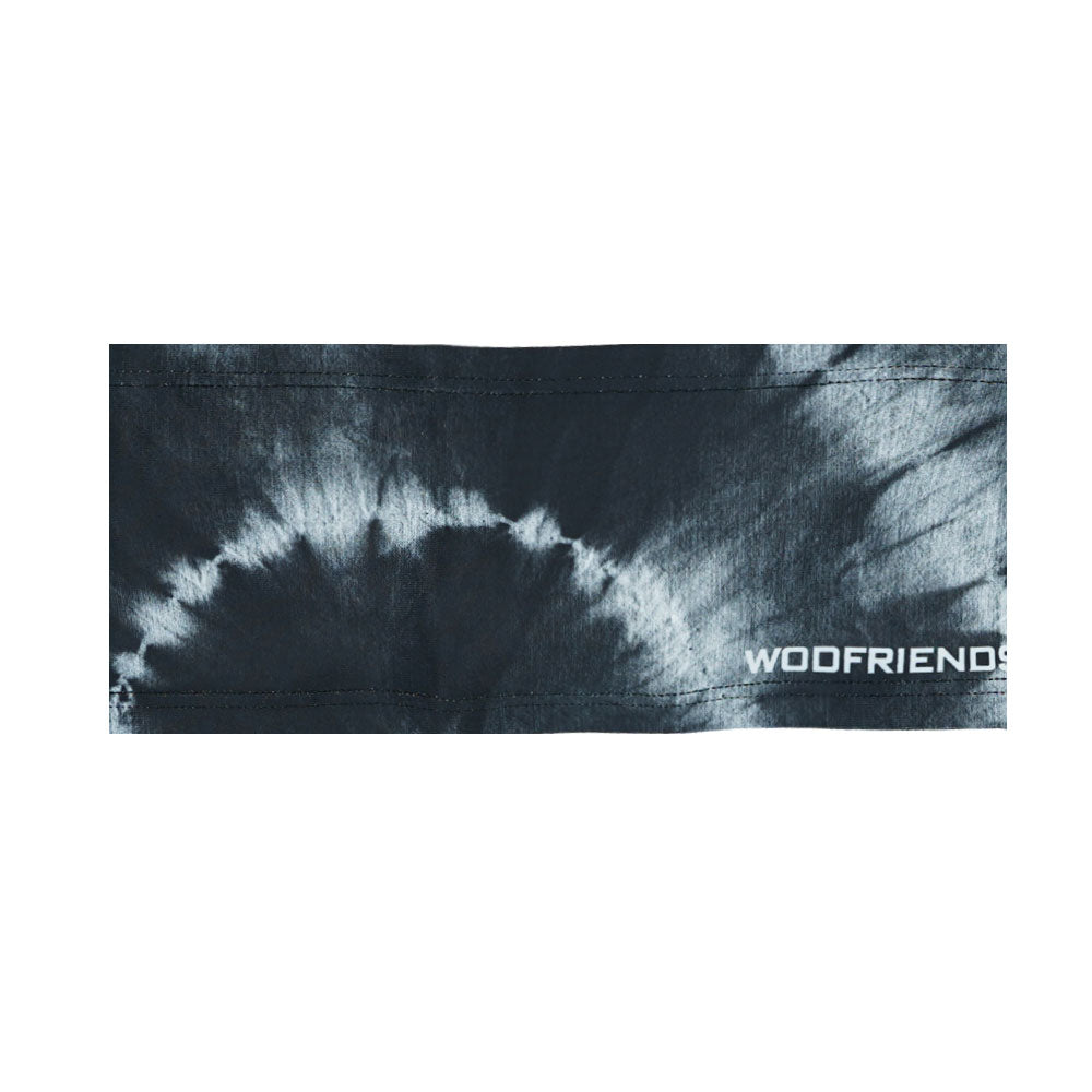 Tie-Dye Black Headband