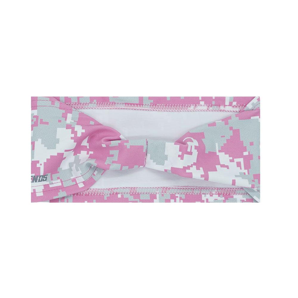 Digital Fuzz Pink Headband