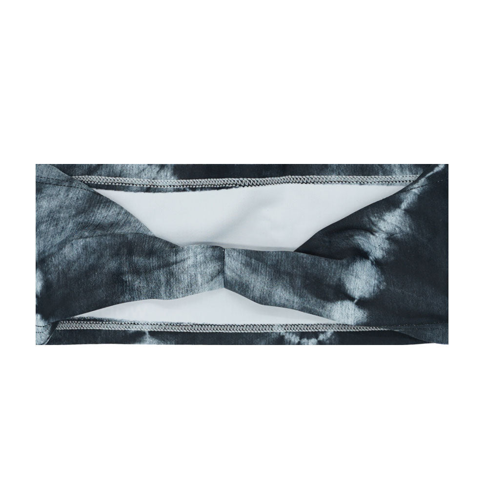 Tie-Dye Black Headband